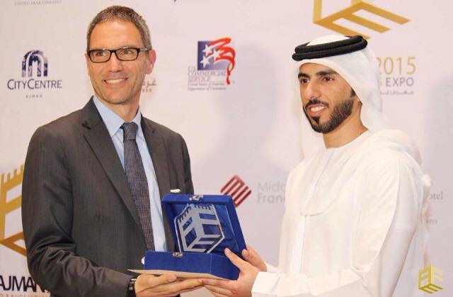 Norman Cescut and HH Omar Al Nuaimi